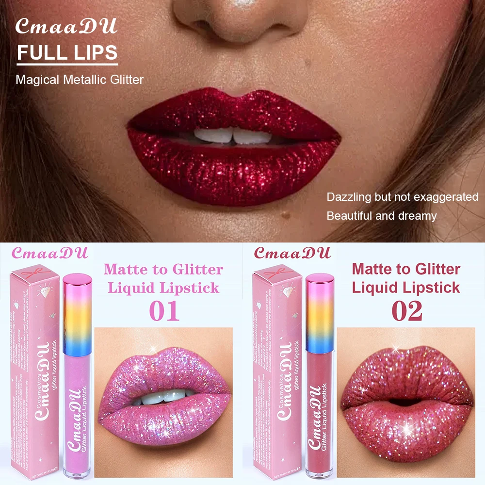 CmaaDu 1 個グロス液体口紅持続リップグロス簡単に着色防水ノンスティックカップ色褪せない絶妙なギフト