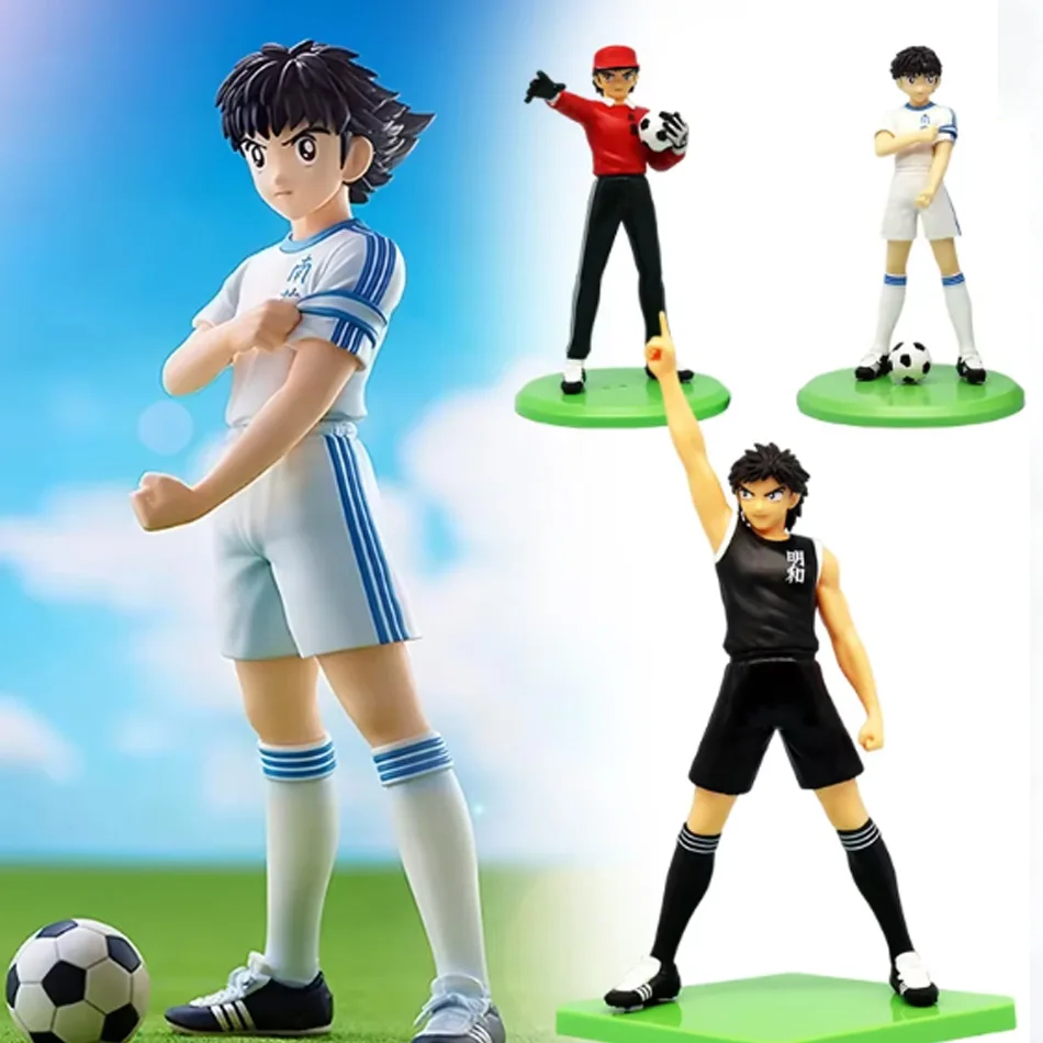 Captain Tsubasa Anime-Figur Ozora Tsubasa Actionfiguren Hyuuga Wakabayashi/ KojirouGenzou Figuren-Sammlung Modell-Spielzeuge