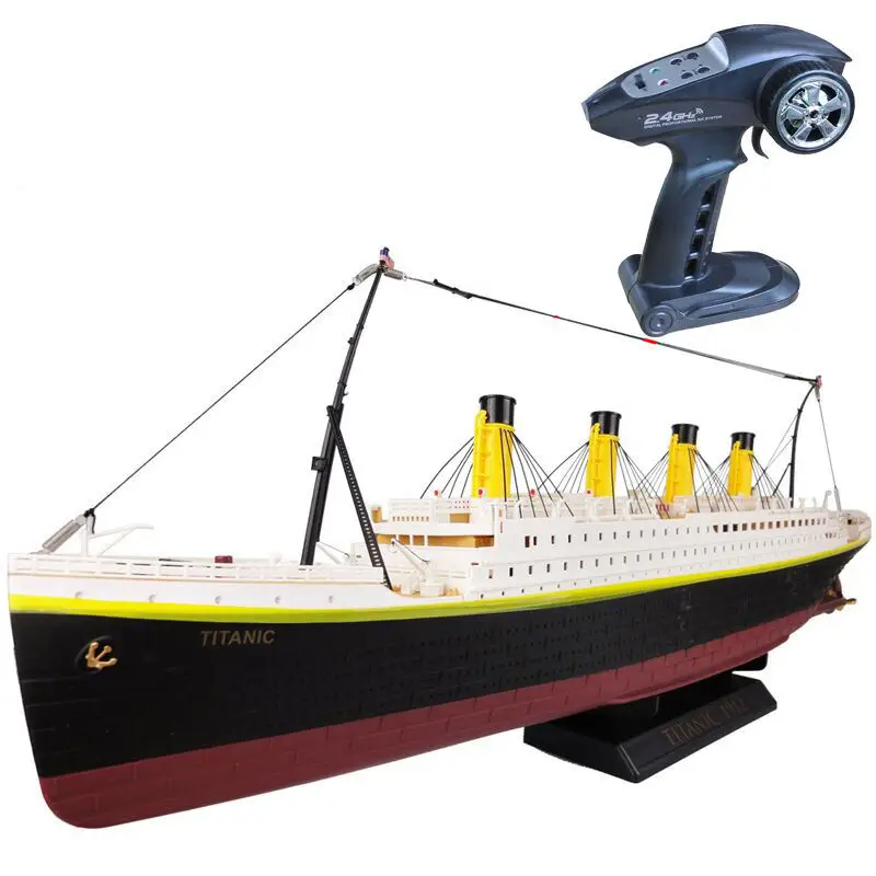 7574020 RC Titanic Model Ship Toy RC Boat Remote control ship cruise ship speedboat water toy model