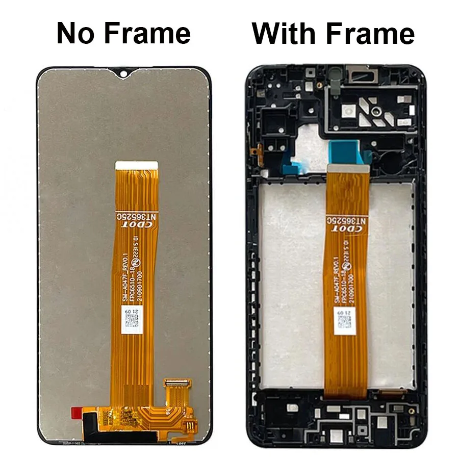 6.5“ For Samsung Galaxy A04s LCD Display With Frame Touch Sensor Digiziter Assembly For Samsung A04s A047 Screen Replacement