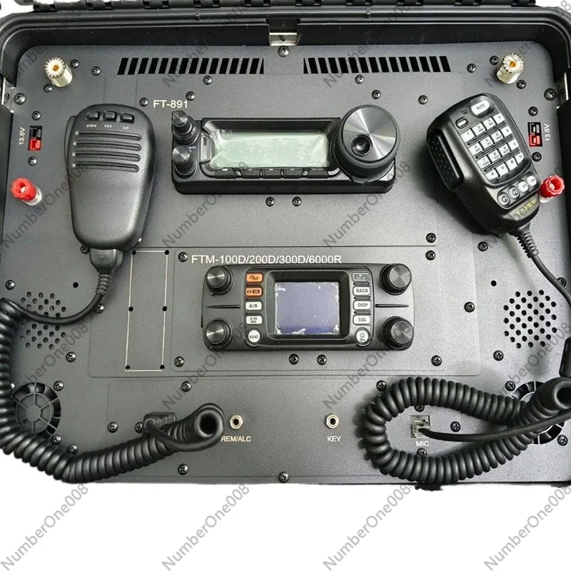 Integrated Communication Expansion Case, DIY Development Enclosure Compatible with Yaesu FT891 For ICOM IC-705 Ham Radio