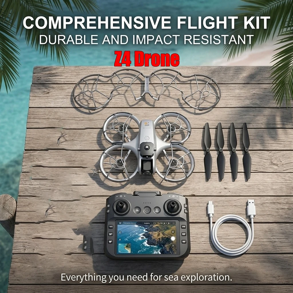 

New Z4 Drone 2026 8K WIFI Professional HD Aerial Photography Quadcopter With Dual Cameras Remote Control UAV Toys For Outdoors