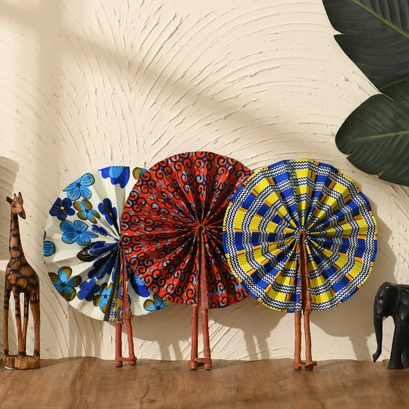 

Cloth fan, entrance decorative fan, handmade