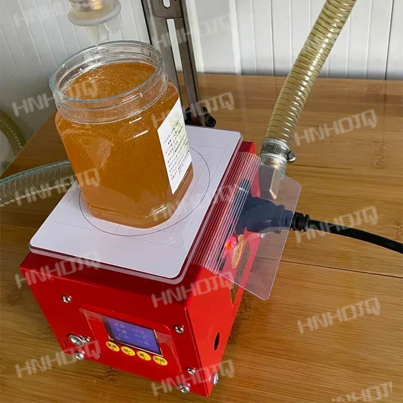 Commercial Paste Honey Filling Machine Gear Pump Weighing Type Viscous Liquid Automatic Filler 3kg 5kg