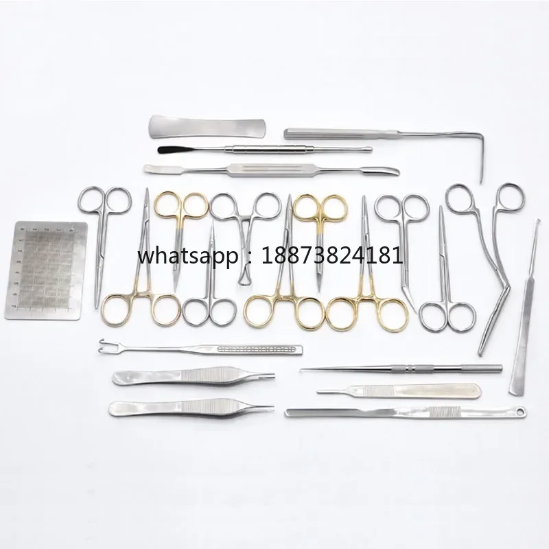Rhinoplasty kit 23-piece prosthesis placement forceps nasal septum scissor lifter fast shipping