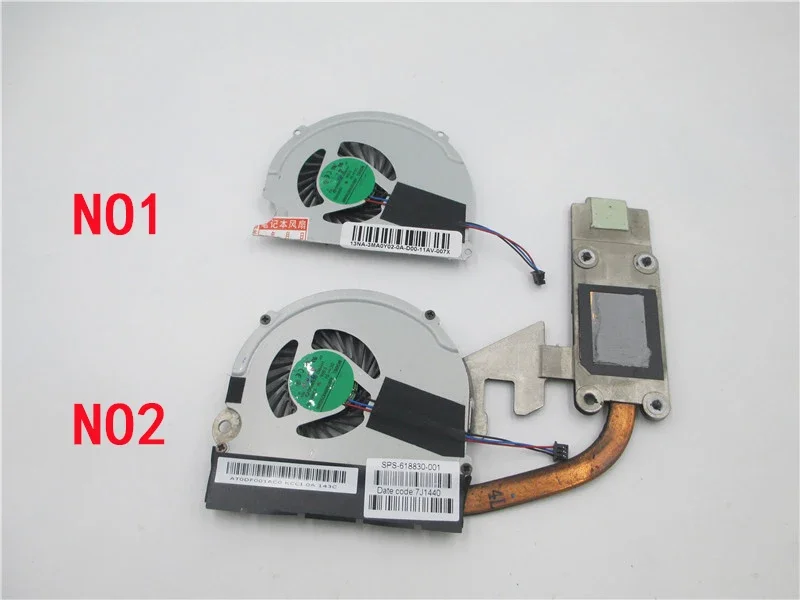 NEW Cooler Cpu Fan For HP ProBook 5320m CPU Cooling FAN AD07005HX75G900 NBV00 7J1440 618830-001