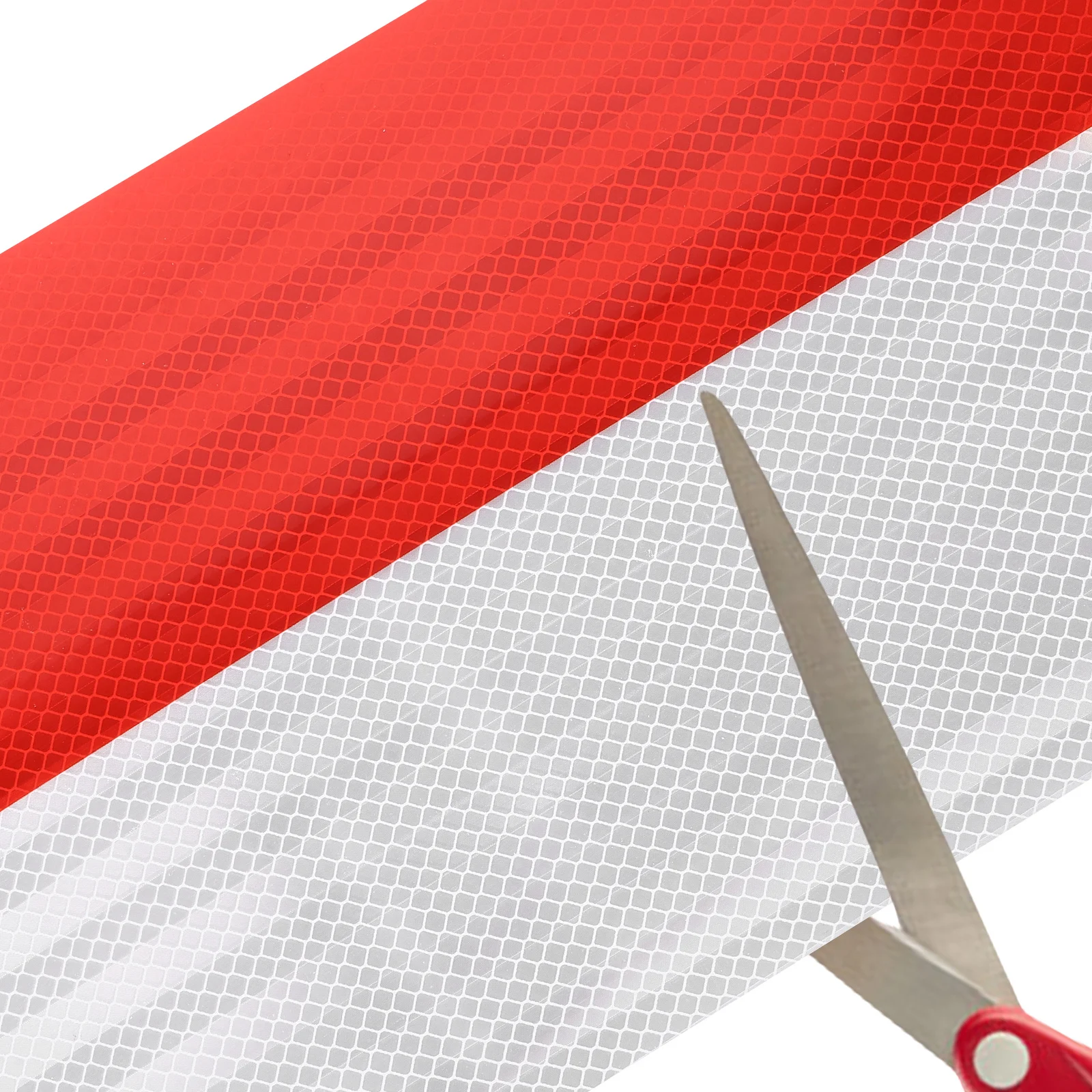 

1 Roll Reflective Tape For Vehicles Safety Warning Strip Durable Outdoor Use High Visibility Adhesive Sticker For Post Cone
