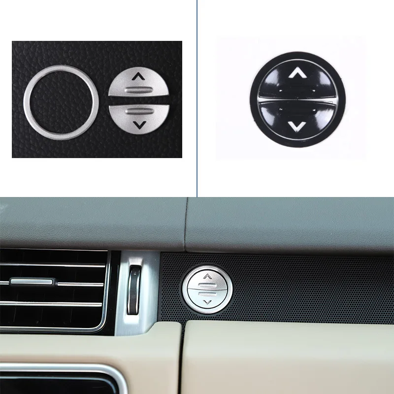 

Car Co-Driver Storage Box Glove Box Switch Button Sticker For Land Rover Range Rover Vogue 2013-2022 Auto Interior Accessories