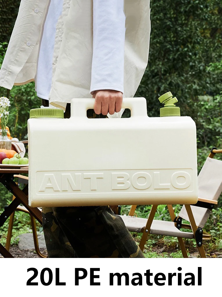 20L Outdoor-Camping-Wasserbehälter, BPA-freier Lebensmittelechter Wasserkrug mit Zapfhahn für Wandern, Angeln und Notfälle – Detail 7