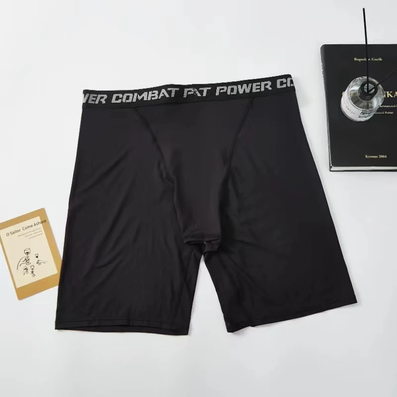 Men Boxers Sports Underwear Underpants Gym Shorts M L XL Black Quick-Drying Sweatpants Moisture Absorption Breathable Fitness