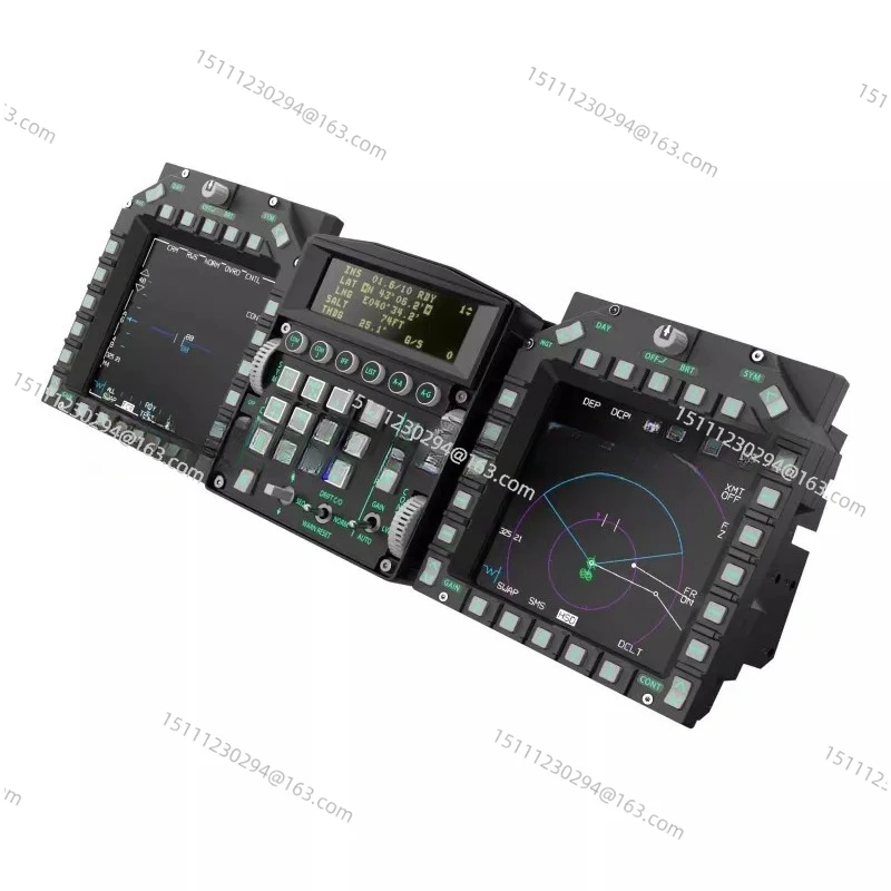 DCS MIP flight simulation peripherals, control panel set