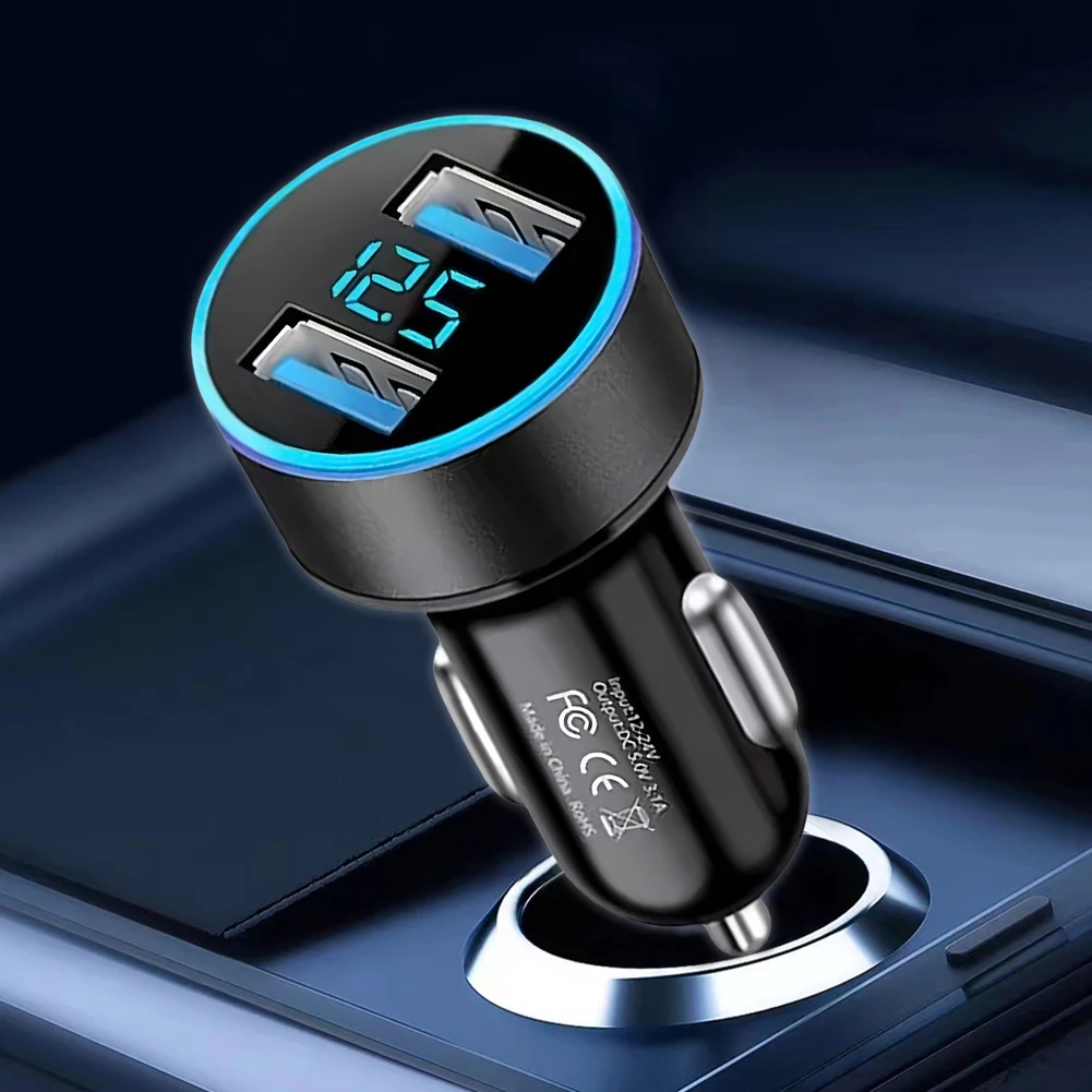 36 واط ولاعة السجائر المقبس الفاصل الجهد عرض شاحن سيارة سريع المزدوج USB PD QC3.0 شاحن سريع آيفون سامسونج شاومي