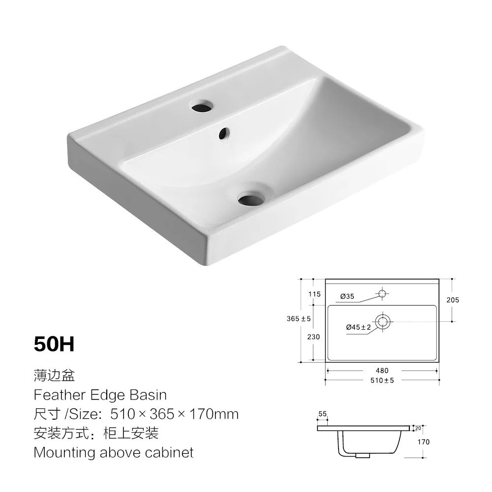 

Ceramic integrated small-size basin, washbasin embedded washing countertop bathroom, please contact customer service in large