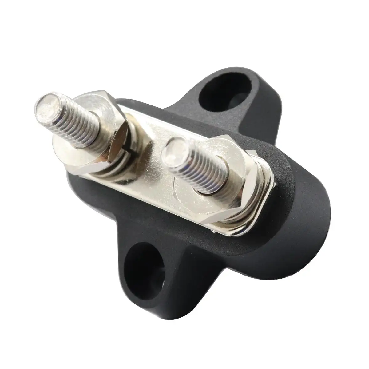 

Heavy Duty Dual Terminal Studs 48V Boat Block Car Truck RV Fiber Nylon Base Cable