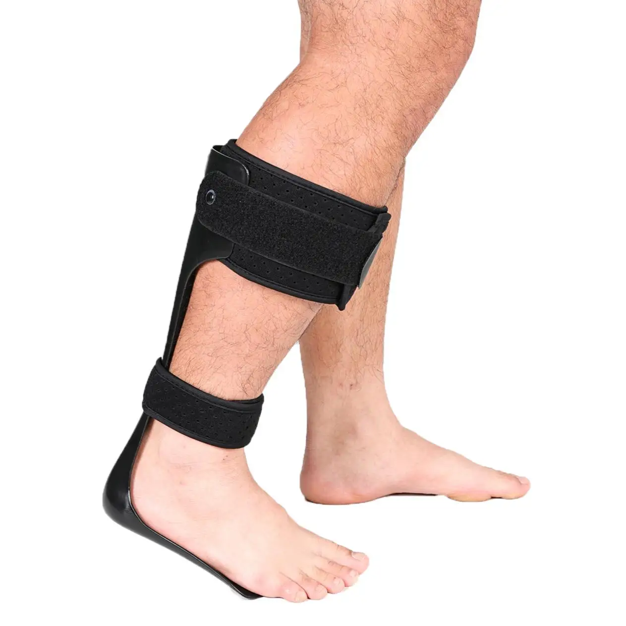 AFO Drop Foot Brace Orthosis, Medical Ankle Foot Support Stabilizer, Lightweight Foot Drop Corrector Brace for Men and Women