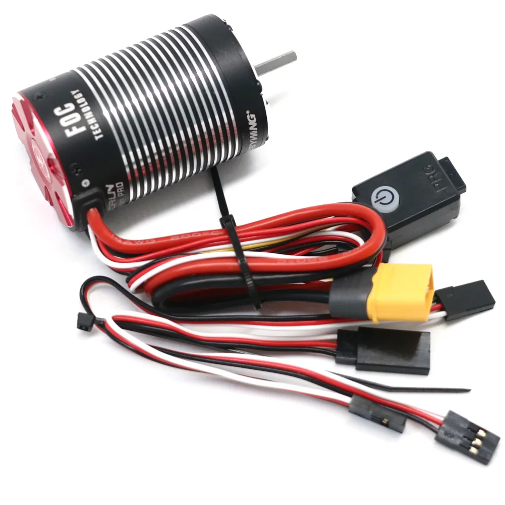 HobbyWing QuicRun Fusion Pro 540 2300KV Remote Control Car Motor Brushless Motor Built In 60A ESC 2 in1 for RC 1/10 Climbing Car