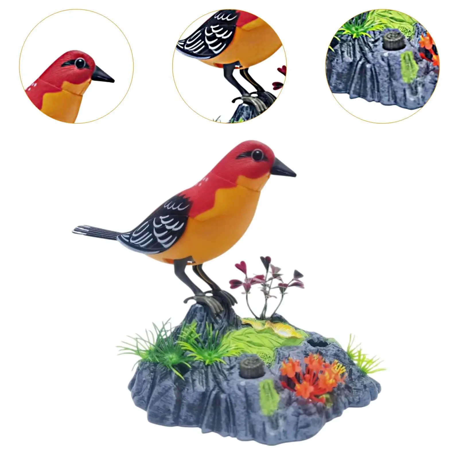 لعبة الطيور الكهربائية التفاعلية للأطفال، التحكم الصوتي المتحدث كهدية عيد ميلاد