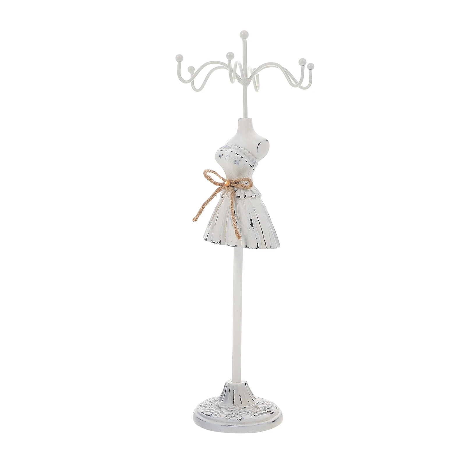 

Creative Desktop Jewelry Display Rack Storage Shelf For Earrings Rings Decorative Organizer Stand Durable Compact Space-Saving