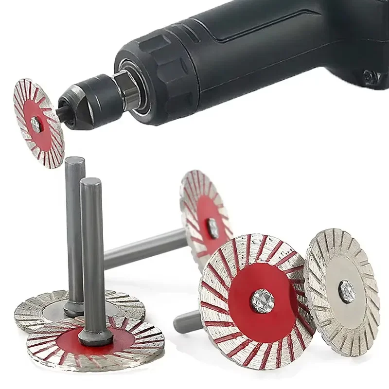 

Circular Saw Blade with Mandrel, 6mm Shank, 1Pc, For Metal Stone Cutting, Woodworking Tools, Grinder Accessories