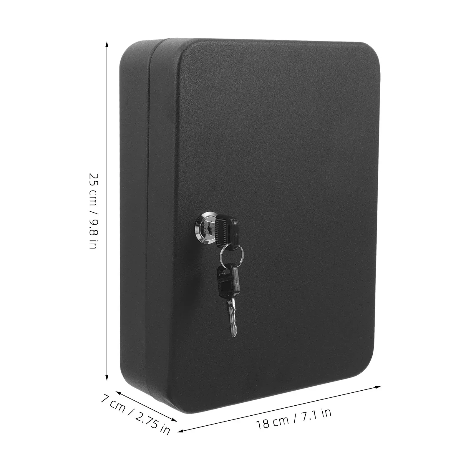 1Set Professional Wall Mounted Key Cabinet Lock Box for Secure Key Management Spacious Interior Keys Box Wall Mount Organizer