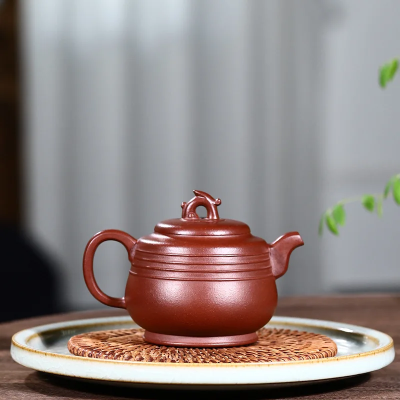 Authentic Yixing Clay Hand-Painted Flower Vessel Made From Natural Huanglong Mountain Purple Clay Famous Tea Set And Teapot