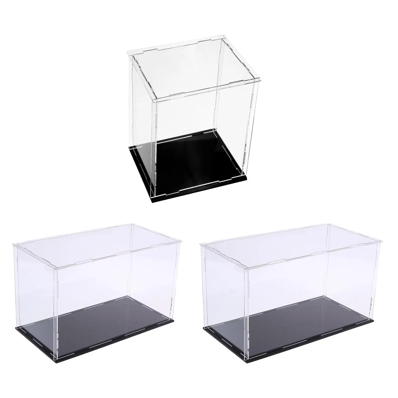 Clear Acrylic Display Case Protection Display Case Organizer Dustproof