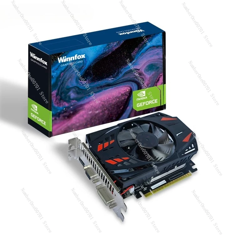 Новая офисная видеокарта GTX750TI 4G DDR5, игровая видеокарта GTX1050 HDMI + VGA + DVI