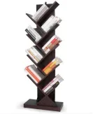 Floor-to-ceiling tree-shaped, 9-story small space, bookshelves, offices, living rooms, and student homes