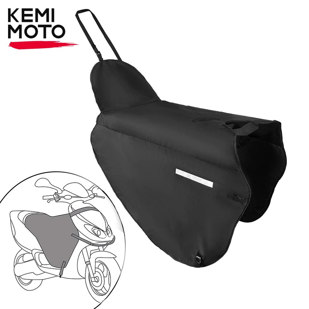 

KEMiMOTO Leg Cover For Scooters Knee Warmer Protector Motorcycle Winter Quilt Windproof Water Repellent For Honda For Vespa