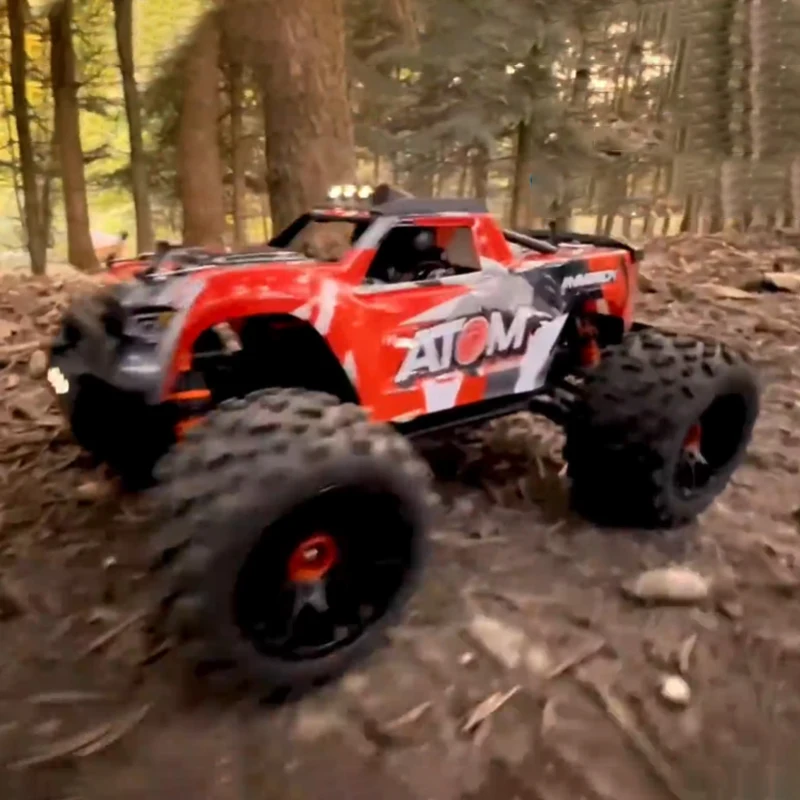 

HPI Racing Maverick ATOM 380 1/18 Scale RC Monster Truck – Brushed 4WD RTR Electric Remote Control Car for Adults & Children