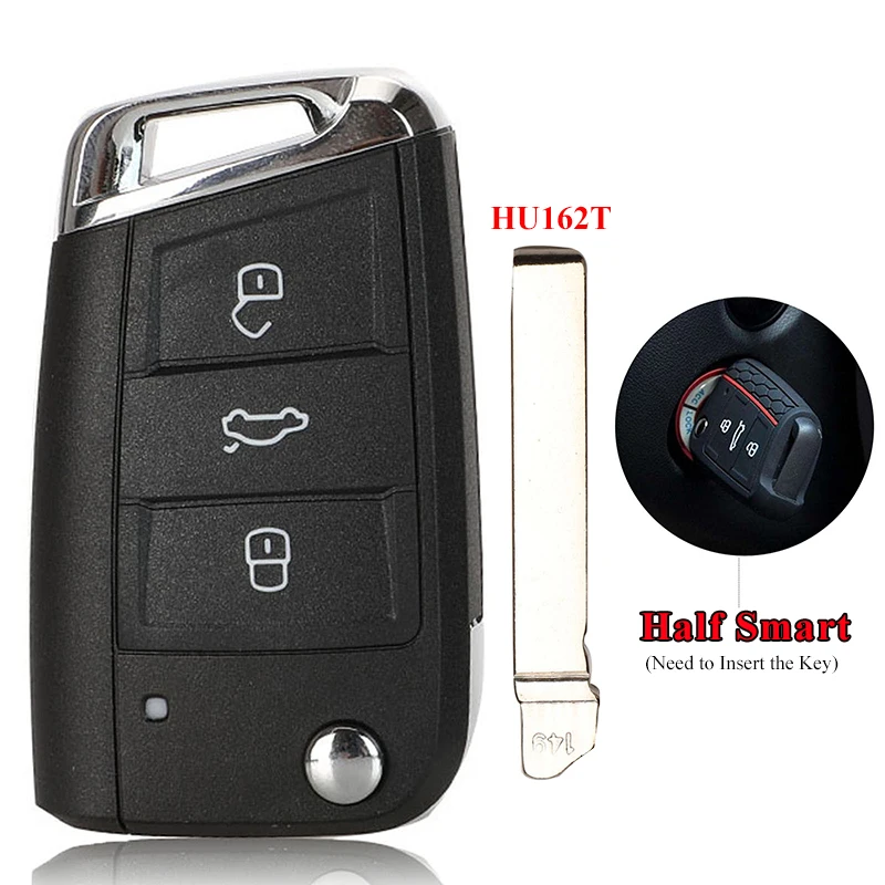 Auto-Funkschlüssel 434 MHz Megamos AES MQB für VW Seat Leon Ateca Golf7 MK7 Touran Polo Tiguan Skoda Octavia 5G 6959752 AB BB 6V 0959752