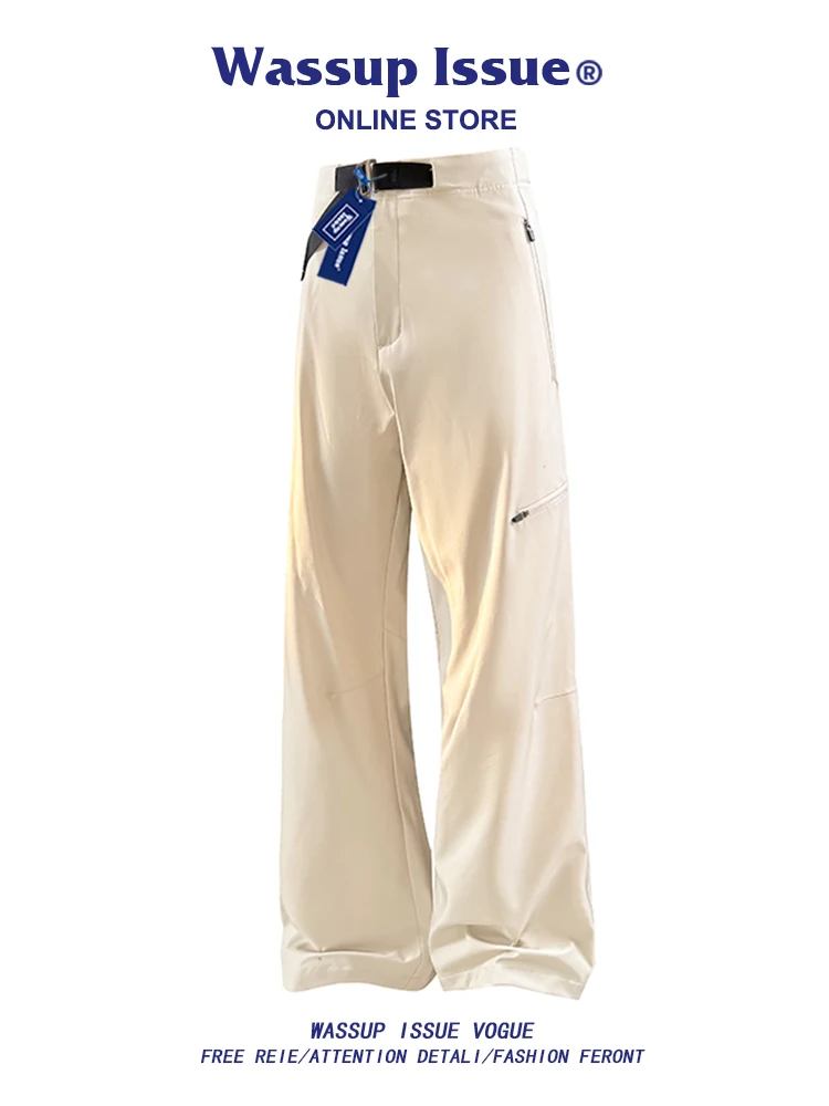 WASSUP ISSUE American Sle الرجال الصيف مقاوم للماء تنفس فضفاض عادية مستقيم الساق السراويل Faionable الشباب النشط Sle #2