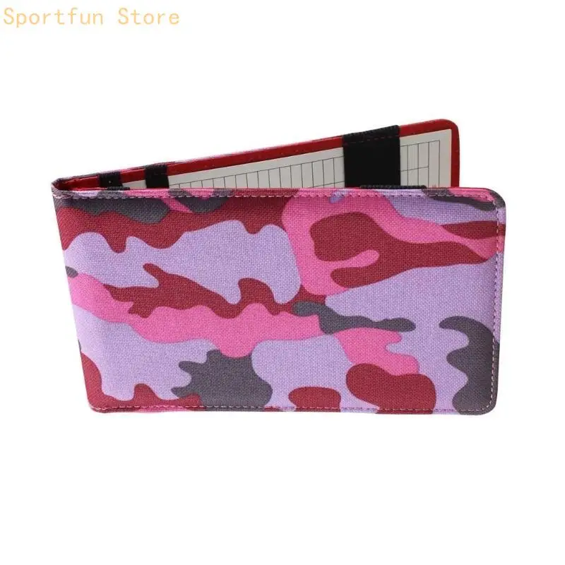 Golf Scorecard Book Oxford Cloth Score Book Pocket Golf Score Book Golf Accessory X7JD