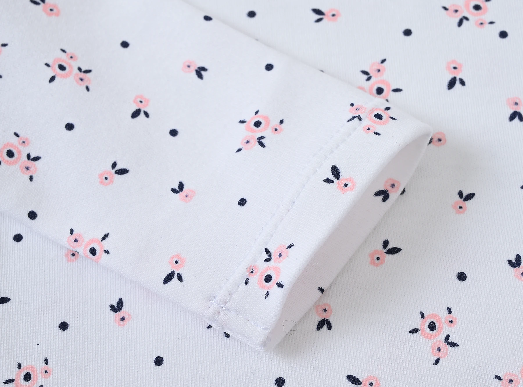 Baby-Mädchen-Body mit langen Ärmeln aus Baumwolle, 3-teiliges Set mit Hirsch-, Blumen- und Karomuster, Baby-Strampler, Einteiler, Frühlings- und Herbstkleidung, Jumpsuit, Sonnenanzug – Detail 13