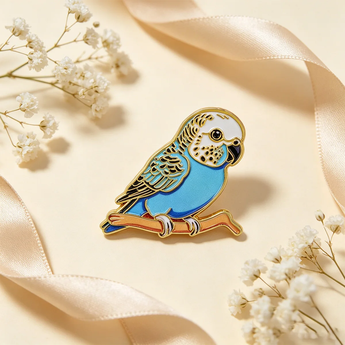 Parrot Enamel Pin Cute Brooch Pines Lapel Pins Badge on Backpack Clothing Accessories Animal Jewelry Friends Gifts