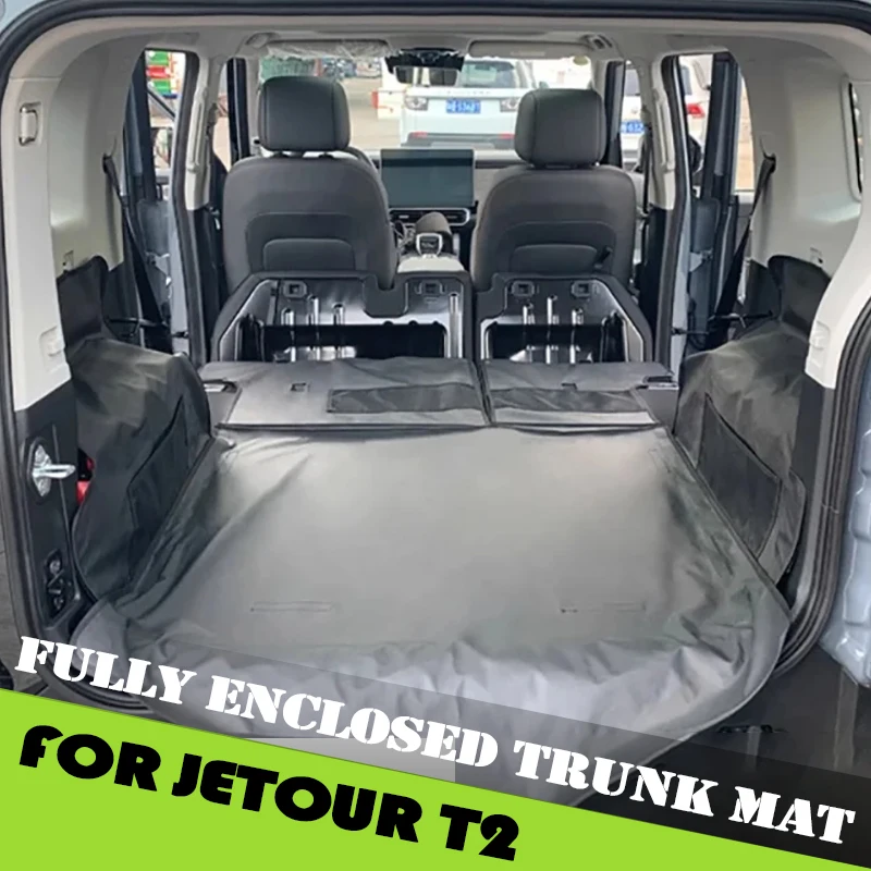 

Car Trunk Mat Fit for Jetour Traveller T2 2023 2024 2025 Modified Fully Enclosed Trunk Mat Pet Car Mat Car Accessories