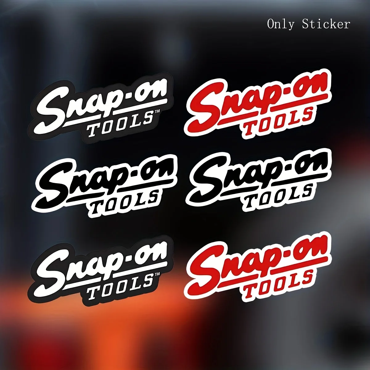 

6 шт./компл. стильный набор наклеек «защелки на инструменты», отлично подходит для рабочих пространств механика, рюкзаков, поверхностей шлема для любителей инструментов