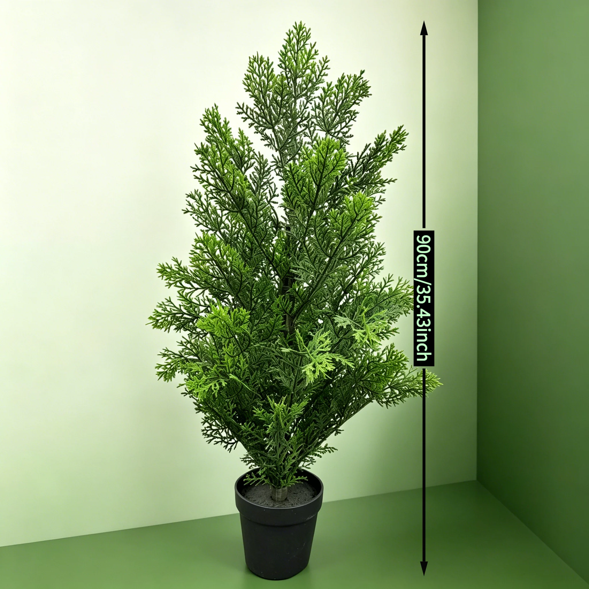 2개입 90cm/35.4인치 인조 상록나무 - 현관 환 - Home Decor Living Room Ideas 리뷰 및 가격