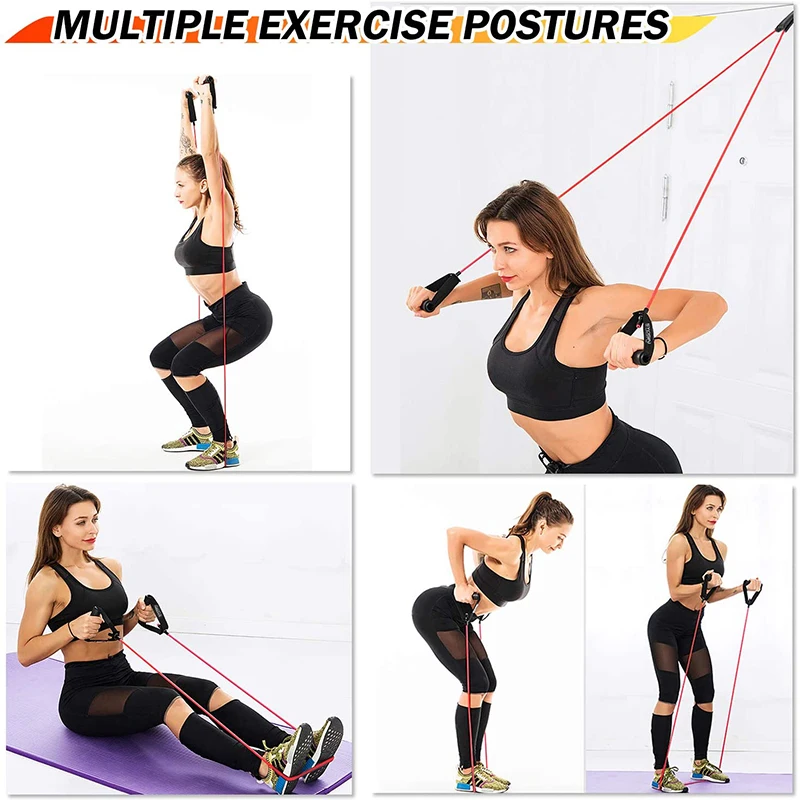 Fitness Bodybuilding Elastic Bands Pull Rope Workout bands Resistance Bands Latex Tubes Pedal Excerciser Crossfit For Fit