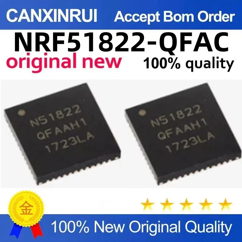 

Brand new original NRF51822-QFAC N51822 QFN48 2.4G RF transceiver BLE bluetooth chip