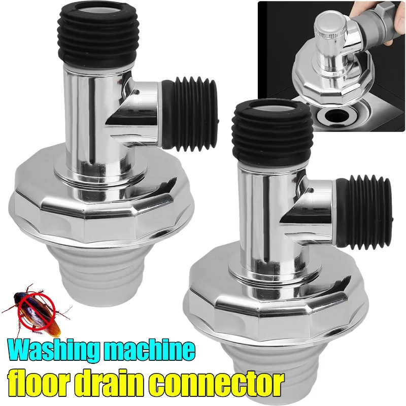 

Соединитель для слива пола для стиральной машины, устойчивый к запаху, соединители для канализационного шланга для раковины, универсальное уплотнение, аксессуары для три сливного адаптера