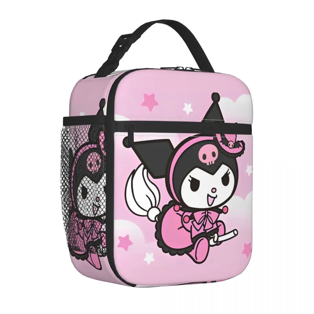 

Cute Kuromi Insulated Lunch Bags Thermal Bag Meal Container Portable Lunch Box Tote Men Women Office Picnic