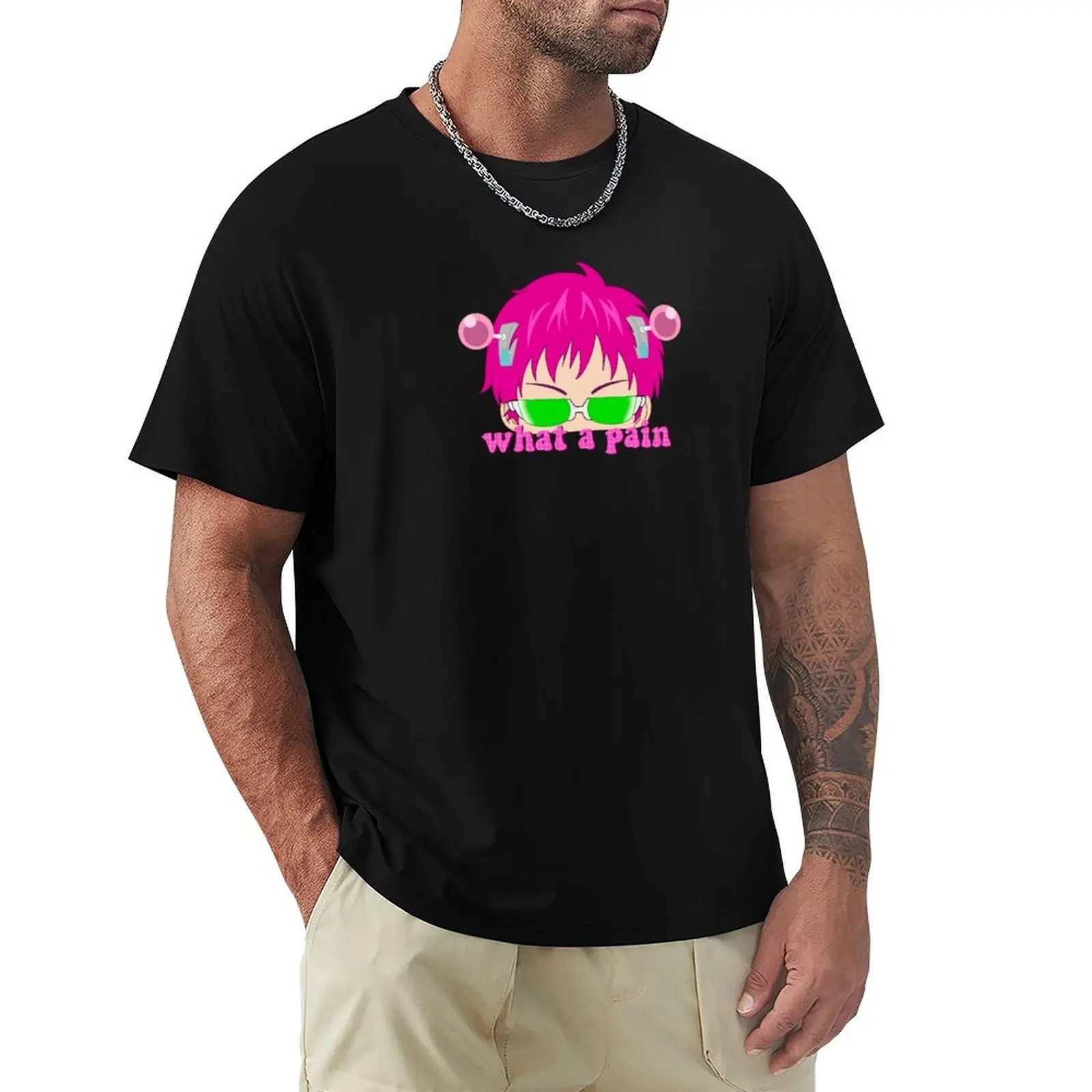 Saiki k what a pain T-Shirt Outdoor Sports Short Sleeve Top