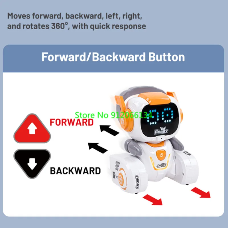 الذكية اللمس الاستشعار السيارات التجريبي RC روبوت التعليم لعبة 2.4G LED الإضاءة البرمجة الغناء والرقص الكهربائية روبوت للتحكم عن بعد