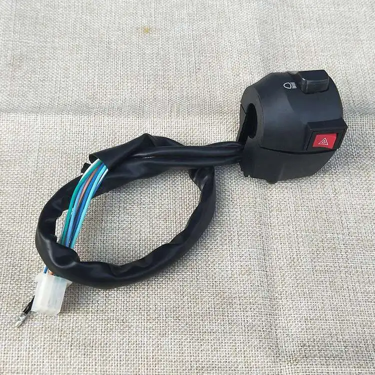 Motorcycle Accessories Original Guosan Left and Right Handle Switch Holder Ignition Horn Double for Haojiang Hj150-7a