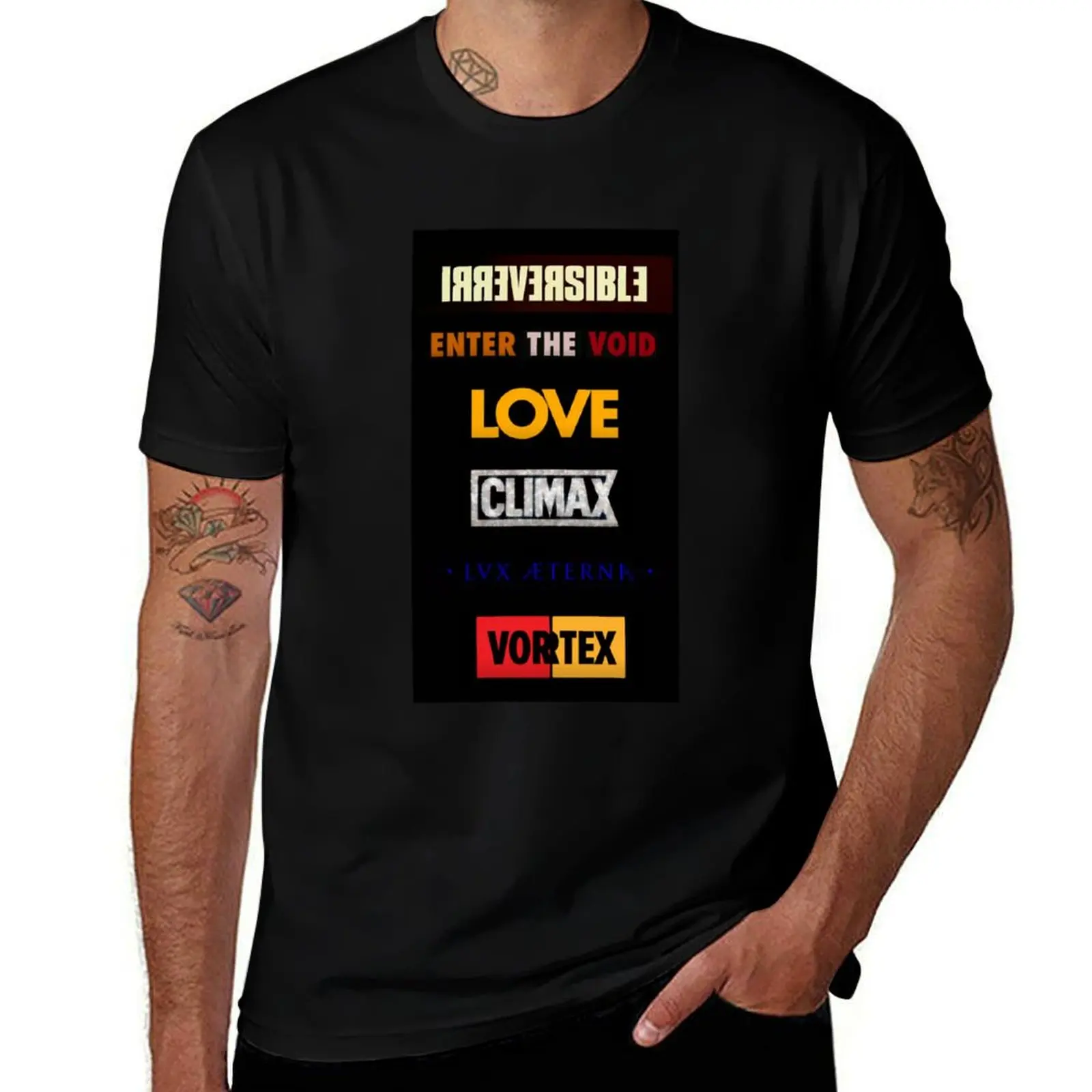 Gaspar Noe all recent French movie titles T-Shirt man t shirts for men casual T-Shirt