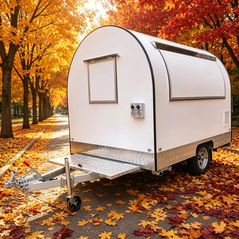 Custom Food Truck Customized Mobile Catering Trailer Fully Equipped Outdoor Beer Coffee Ice Cream Food Cart