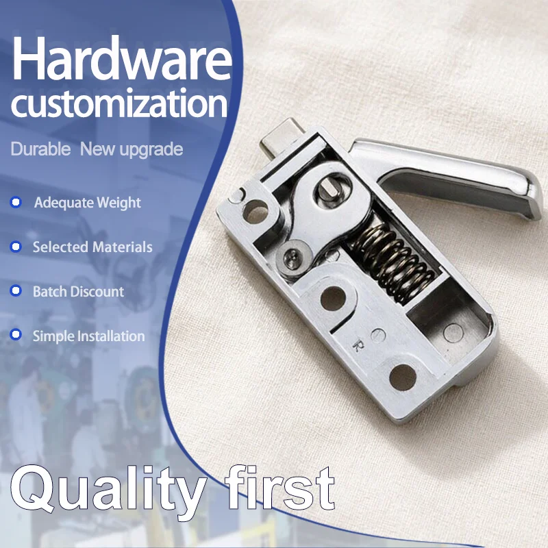 2sets Zinc Alloy Telescopic Spring Door Bolts for Industrial Machinery Equipment Passenger Cars & Special Vehicles