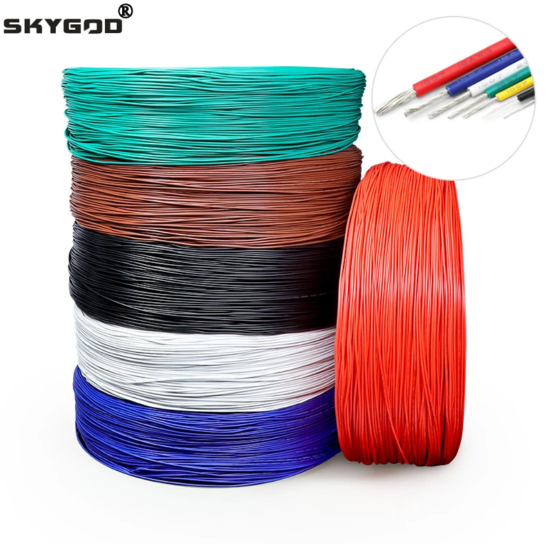 5/10m UL1007 Electronic Wire 14AWG 16AWG 18AWG 20AWG 22AWG 24AWG 26AWG 28AWG 30AWG DIY  PVC Insulated Cable Tinned Copper Line