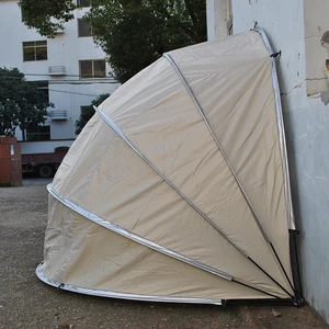 خيمة تخزين الدراجة المحمولة ، غطاء الدراجة الذكية ، سقيفة الدراجات النارية ، مأوى المحرك ، تعليق الحائط أو السياج أفضل 12 خيمة دراجة نارية للمبيعات - رقم 7